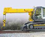 Road-rail 8-t crawler crane